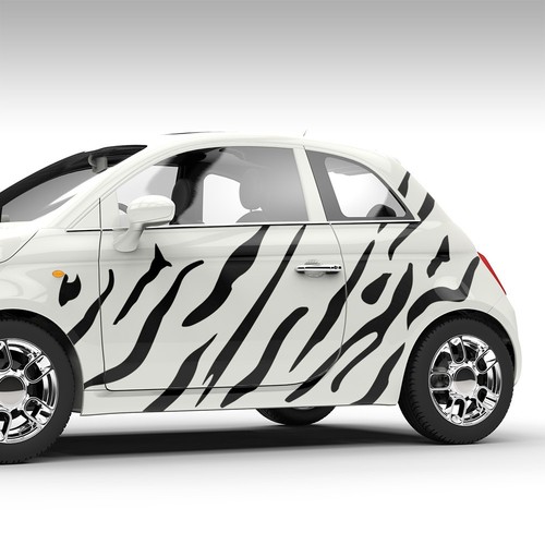 Aufkleber camouflage zebra - aufkleber,