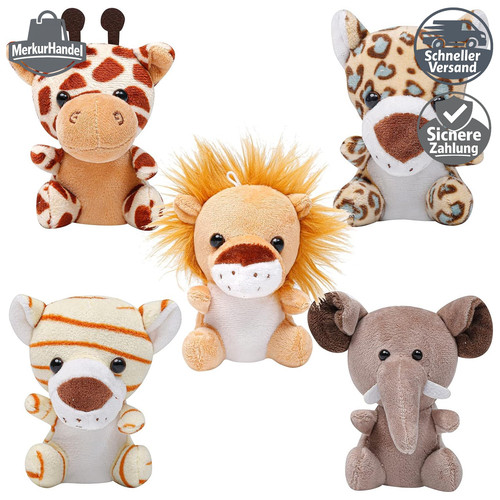 Plüsch tiere set stück 12 - tiere,
