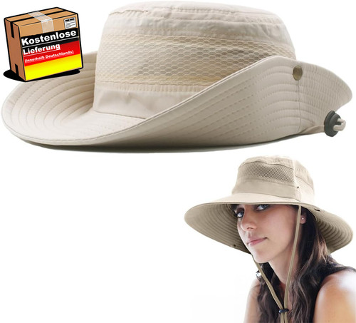 Damen sonnenhut faltbar - sonnenhut, 50+