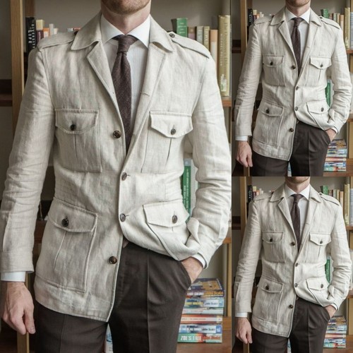Leinen herren safari - herren,