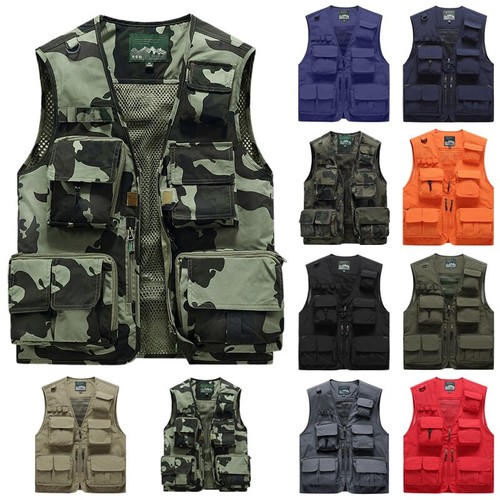 Herren outdoor safari weste - herren,