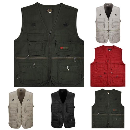 Herren safari weste mit - mit, vielen