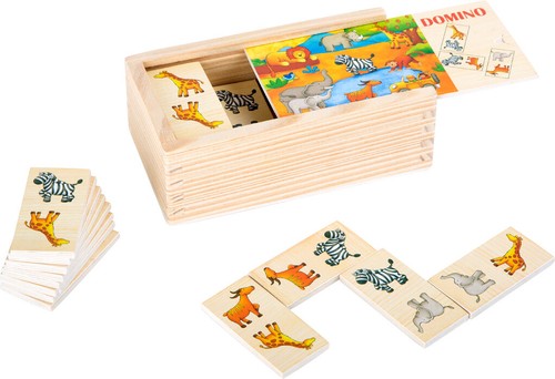 Legespiel domino safari aus - legespiel,