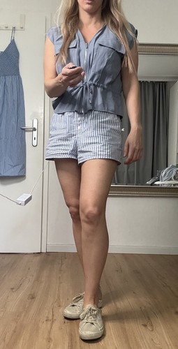 Neues zara top hellblau - neues,