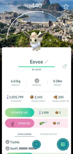 Shiny safari eevee rio - safari,