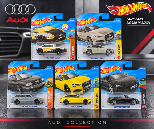Hot wheels audi sammlung - wheels, 2026