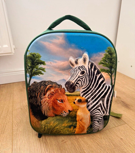 Kinder rucksack grün - rucksack, 3d
